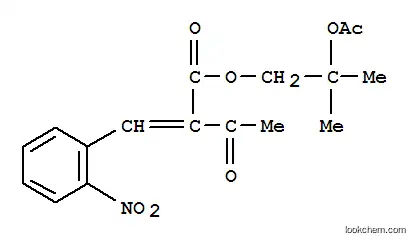 2-(2-니트로벤질리덴)-3-옥소부탄산, 2-아세톡시-2-메틸프로필 에스테르