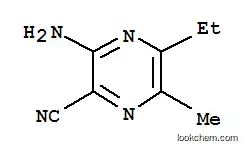 피라진카르보니트릴, 3-아미노-5-에틸-6-메틸-(9CI)