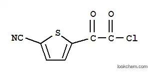 2-티오펜아세틸 클로라이드, 5-시아노-알파-옥소-(9CI)