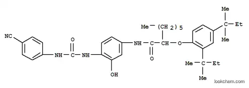 4′-[3-(4-シアノフェニル)ウレイド]-2-(2,4-ジ-tert-ペンチルフェノキシ)-3′-ヒドロキシオクタンアニリド