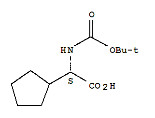 (αS)-α-[[(1,1-Dimethylethoxy)carbonyl]amino]cyclopentaneaceticacid