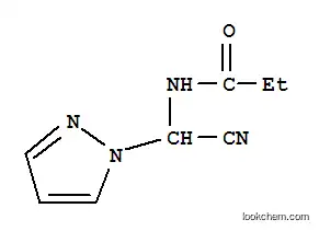 프로판아미드, N-(시아노-1H-피라졸-1-일메틸)-