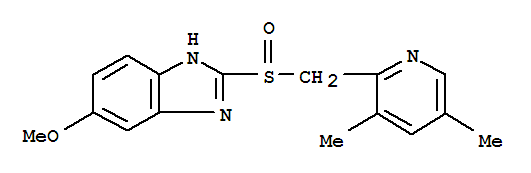 5-METHOXY-2-[(3,5-DIMETHYL-2-PYRIDINYL)-METHYLSULFINYL]-BENZIMIDAZOLE
