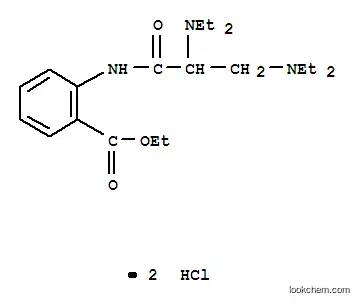 [2-디에틸암모니오-1-[(2-에톡시카르보닐페닐)카르바모일]에틸]-디에틸-아자늄 디클로라이드