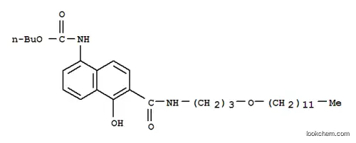 N-(3-ドデシルオキシプロピル)-1-ヒドロキシ-5-(ブトキシカルボニルアミノ)-2-ナフトアミド