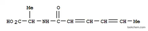 D-알라닌, N-(1-옥소-2,4-헥사디에닐)-, (E,E)-(9CI)