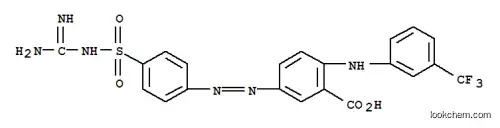 벤조산, 5-[[4-[[(아미노이미노메틸)아미노]술포닐]페닐]아조]-2-[[3-(트리플루오로메틸)페닐]아미노]-(9CI)