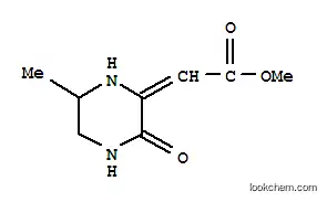 아세트산, (6-메틸-3-옥소피페라지닐리덴)-, 메틸 에스테르(9CI)