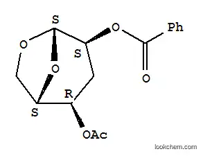 .beta.-L-리보-헥소피라노스, 1,6-무수-3-데옥시-, 4-아세테이트 2-벤조에이트