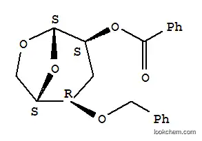 .beta.-L-ribo-Hexopyranose, 1,6-anhydro-3-deoxy-4-O-(페닐메틸)-, 벤조에이트
