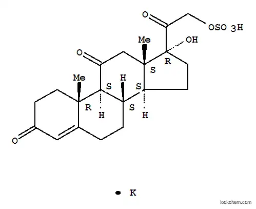 4-프레그넨-17,21-디올-3,11,20-트리온 21-설페이트, 나트륨염