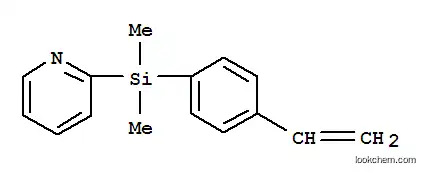 피리딘,2-[(4-에테닐페닐)디메틸실릴]-(9CI)