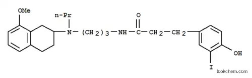 4-ヒドロキシ-3-ヨード-N-[3-[プロピル(1,2,3,4-テトラヒドロ-8-メトキシナフタレン-2-イル)アミノ]プロピル]ベンゼンプロパンアミド