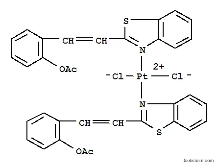 비스(2-(2-아세톡시스티릴)벤조티아졸)디클로로백금 II