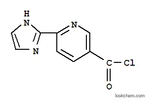3-피리딘카르보닐 클로라이드, 6-(1H-이미다졸-2-일)-(9CI)