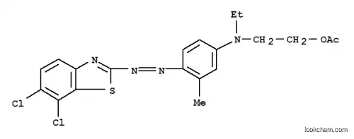 에탄올, 2-4- (6,7- 디클로로 -2- 벤조 티아 졸릴) 아조 -3- 메틸페닐 에틸 아미노-, 아세테이트 (에스테르)
