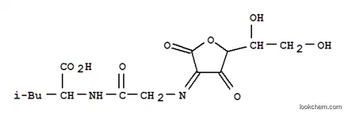 L-트레오-3-헥술로손산, 2-[[2-[(1-카르복시-3-메틸부틸)아미노]-2-옥소에틸]이미노]-2-데옥시-, -감마-락톤, (S)-( 9CI)