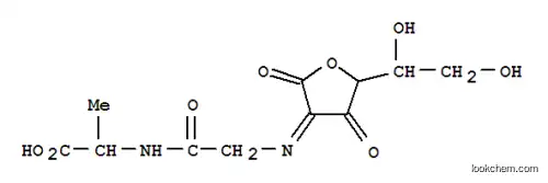 L-트레오-3-헥술로손산, 2-[[2-[(1-카르복시에틸)아미노]-2-옥소에틸]이미노]-2-데옥시-, -감마-락톤, (S)-(9CI)