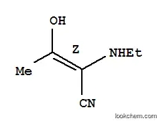 2-부텐니트릴, 2-(에틸아미노)-3-히드록시-, (Z)-(9CI)
