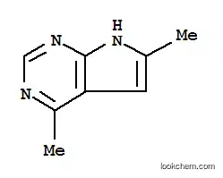 1H-피롤로[2,3-d]피리미딘, 4,6-디메틸-(9CI)