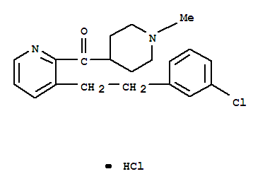 (3-(3-chlorophenethyl)pyridin-2-yl)(1-methylpiperidin-4-yl)methanonehydrochloride