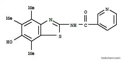 3-피리딘카르복스아미드, N-(6-히드록시-4,5,7-트리메틸-2-벤조티아졸릴)-