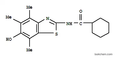 시클로헥산카르복사미드, N-(6-히드록시-4,5,7-트리메틸-2-벤조티아졸릴)-