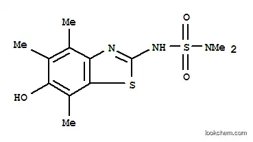 설파미드, N-(6-히드록시-4,5,7-트리메틸-2-벤조티아졸릴)-N,N-디메틸-