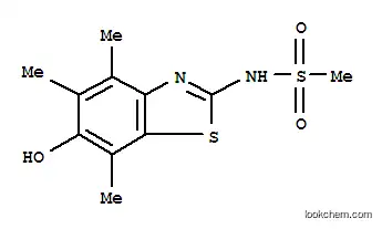 메탄술폰아미드, N-(6-히드록시-4,5,7-트리메틸-2-벤조티아졸릴)-