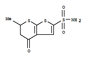 6-Methyl-4-oxo-5,6-dihydro-4H-thieno[2,3-b]thiopyran-2-sulfonamide