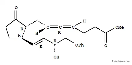 (R)-7-[(1R,2R)-2β-[(1E,3R)-3-ヒドロキシ-4-フェノキシ-1-ブテニル]-5-オキソシクロペンチル]-4,5-ヘプタジエン酸メチル