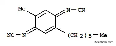 (2-헥실-5-메틸-2,5-시클로헥사디엔-1,4-디일리덴)비스-시안아미드