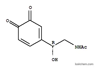 아세트아미드, N-[2-(3,4-디옥소-1,5-사이클로헥사디엔-1-일)-2-하이드록시에틸]-, (R)-(9CI)