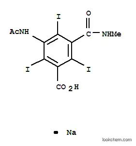 나트륨 3-(아세틸아미노)-2,4,6-트리요오도-5-[(메틸아미노)카르보닐]벤조에이트