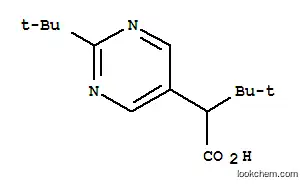 5-피리미딘아세트산, -알파-,2-비스(1,1-디메틸에틸)-, (+)-(9CI)