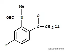 포름아미드, N-[2-(클로로아세틸)-5-플루오로페닐]-N-메틸-(9CI)