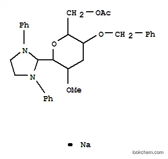 D-리보-헥시톨, 1,5-안히드로-3-데옥시-1-C-(1,3-디페닐-2-이미다졸리디닐)-2-O-메틸-4-O-(페닐메틸)-, 6-아세테이트 , 일나트륨염, (1S)-