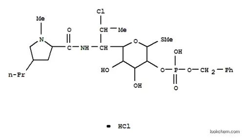 L- 트레오 -α-D- 갈 락토-옥토 피 라노 사이드, 메틸 7- 클로로 -6,7,8- 트리 데 옥시 -6-[[(1- 메틸 -4- 프로필 -2- 피 롤리 디닐) 카르 보닐] 아미노] -1- 티오 메틸 , 2- (페닐 메틸 인산 수소), 일 염산염, (2S- 트랜스)-