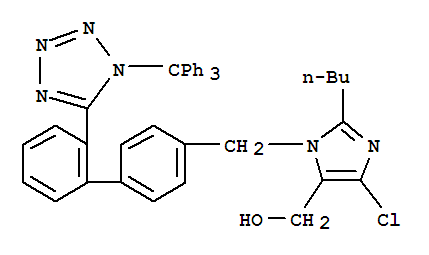 [2-Butyl-4-chloro-1-[(2'-(1-trityl-1H-tetrazol-5-yl)biphenyl-4-yl)methyl]-1H-imidazol-5-yl]methanol