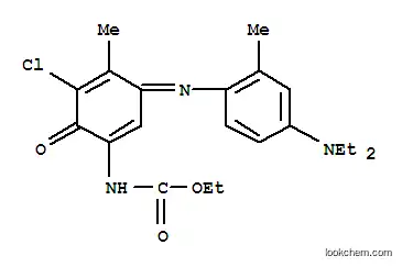 エチル=N-{5-クロロ-3-[4-(ジエチルアミノ)-2-メチルフェニルイミノ]-4-メチル-6-オキソシクロヘキサ-1,4-ジエニル}カルバマート