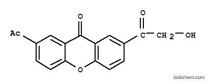 2-하이드록시아세틸-7-아세틸크산톤