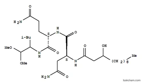 L-글루탐아미드, N(sup 2)-(3-hydroxy-1-oxododecyl)-L-asparaginyl-N(sup 1)-(1-(dimethoxymethyl)-3-methylbutyl)-