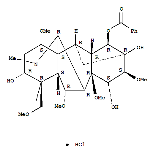Benzoylmesaconinehydrochloride/HokbusineAhydrochloride