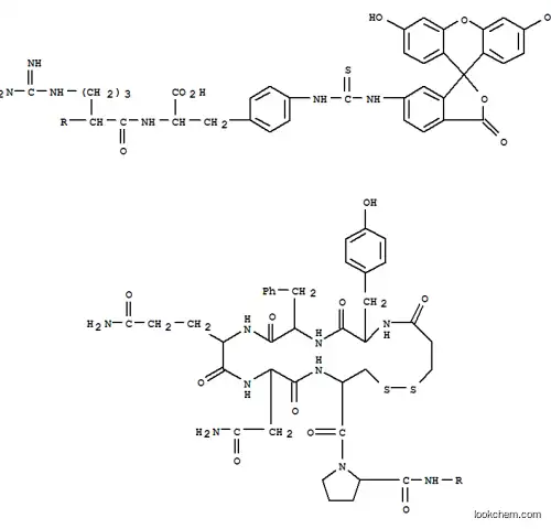 바소토신, 1-(베타-메르캅토프로피온산)-8-Arg-9-(4-아미노플루오레세인일-Phe)-