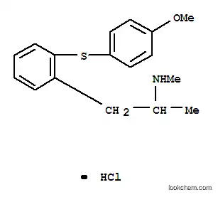 벤젠에탄아민, 2-((4-메톡시페닐)티오)-N,알파-디메틸-, 염화수소