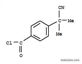 벤조일 클로라이드, 4-(1-시아노-1-메틸에틸)-(9CI)