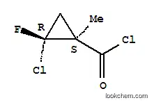 시클로프로판카르보닐 클로라이드, 2-클로로-2-플루오로-1-메틸-, 트랜스-(9CI)