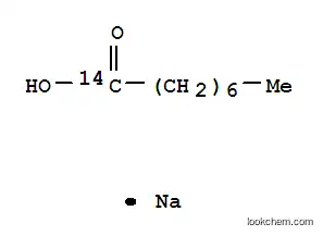 옥탄산, 나트륨염, [1-14C]