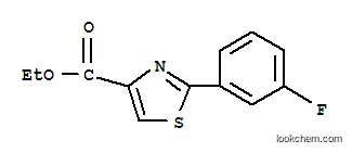 2-(3-플루오로-페닐)-티아졸-4-카르복실산 에틸 에스테르