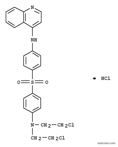 N-[4-[4-[비스(2-클로로에틸)아미노]페닐]술포닐페닐]퀴놀린-4-아민 및 염산염